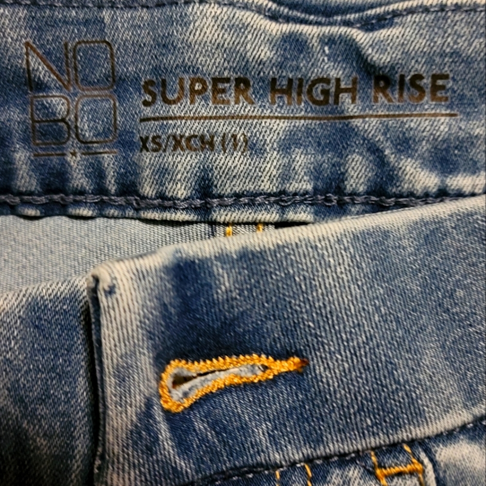 NOBO xs/xch(1) super high rise skinny jeans